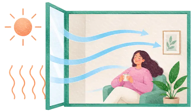 Illustration: Reduced Urban Heat